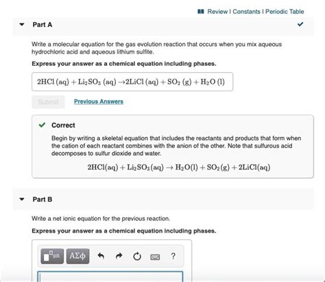 Solved Review Constants Periodic Table Part A Write A Chegg