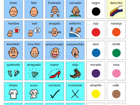 Spanish Communication Board Free Printable - Printable Templates