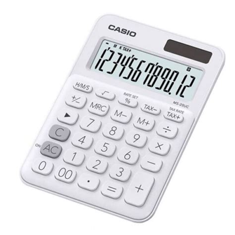 Calculatrice De Bureau Casio Ms Uc Gn Blanc Tunisie Best Buy Tunisie