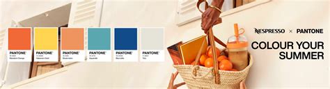 Pantone® Uk Nespresso X Pantone Collaboration The Unforgettable Mediterranean Summer