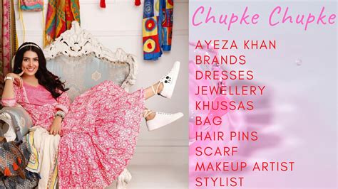 Ayeza Khan Meenu Dresses And Styling Details From Chupke Chupke With