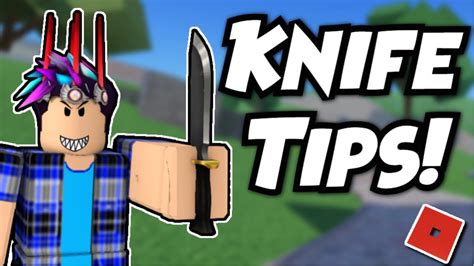 Knife Skills And Techniques In Arsenal Roblox Youtube