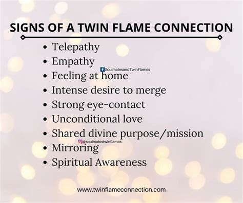 The Signs Of A Twin Flame Connection