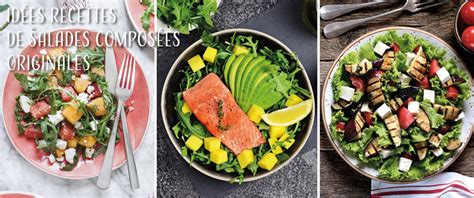 Des Id Es Recettes De Salades Compos Es Originales Pour L T Les