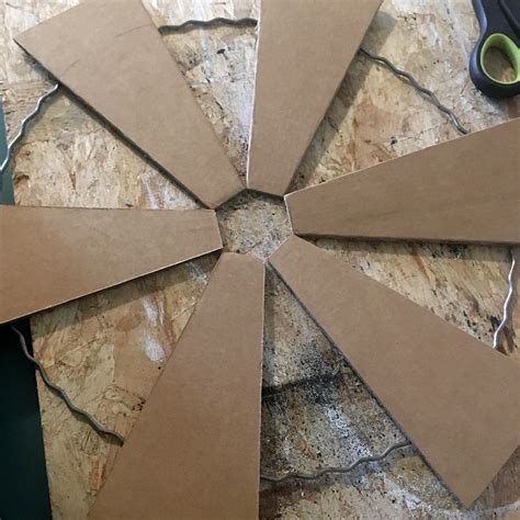 Diy “galvanized” Cardboard Windmill Diy Farmhouse Decor Windmill Diy