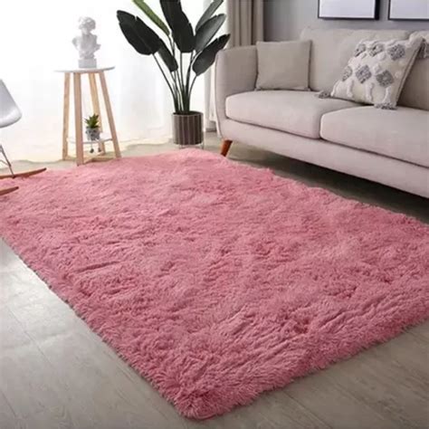 Alfombra Peluda Para Sala De Estar Y Dormitorio X Cm Tama O