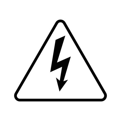 Warning Sign High Voltage Electrical Hazard Sign Threat Alert