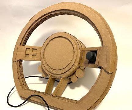 The Easiest Cardboard USB Steering Wheel 6 Steps With Pictures