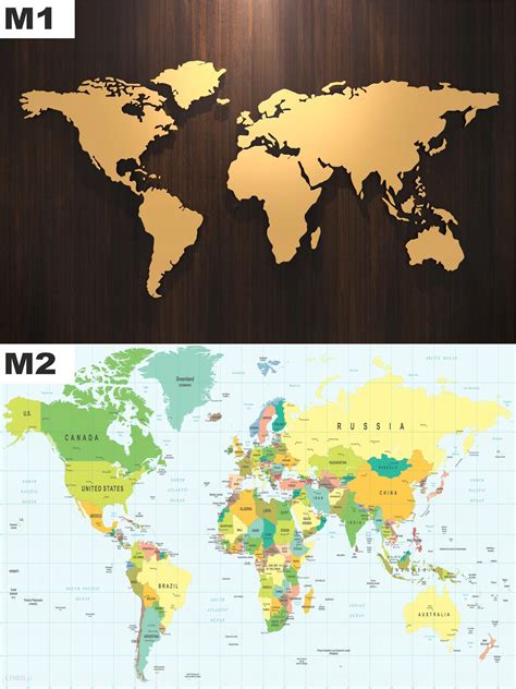 Eobraz Obraz Mapa świata Kraje Flagi Max Wybór 90x60 Cm Opinie I