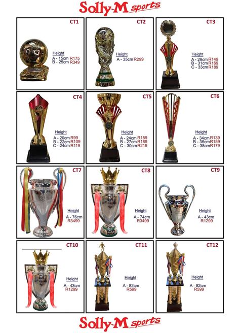 Trophies Solly M Sports Online Store