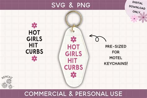 Motel Keychain Svg Keychain Cut File For Cricut Silhouette Funny