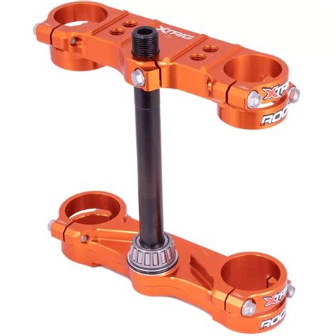 Té De Fourche Xtrig Rocs Tech Offset 22 Mm Orange 1105920 Fourche