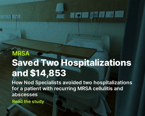 Hospital Avoidance in Patient with Recurring MRSA Cellulitis and ...