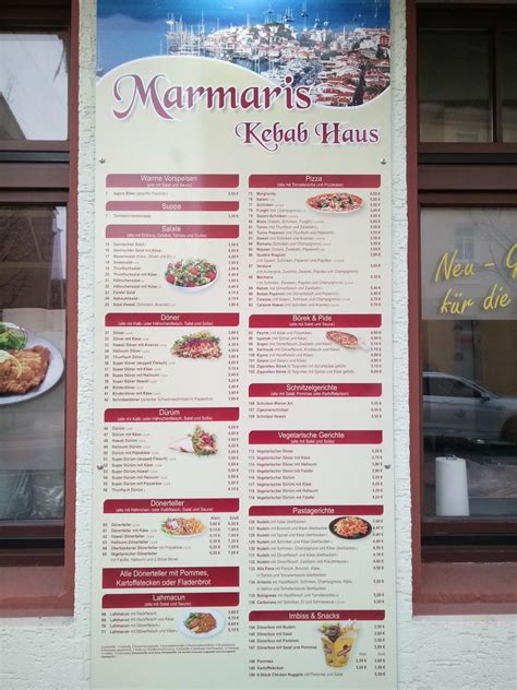 Menu At Marmaris Kebab Haus Restaurant Pirna