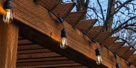 Liven up your patio w/ 48-feet of outdoor Edison-style LED string ...