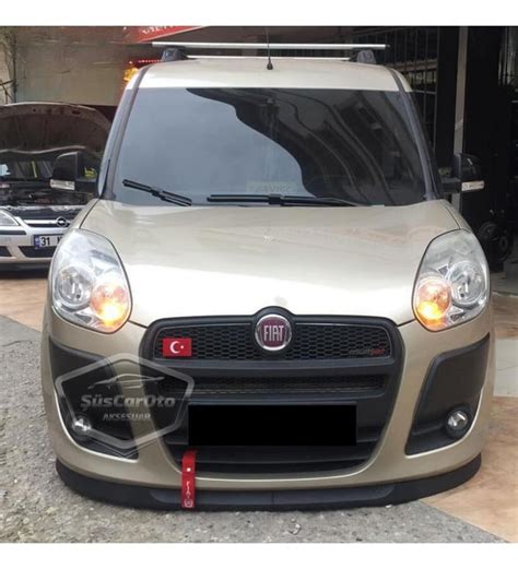 Fiat Doblo D3 2010 2015 Uyumlu Astra H lip Esnek Ön Lip 2 Parça Tampon