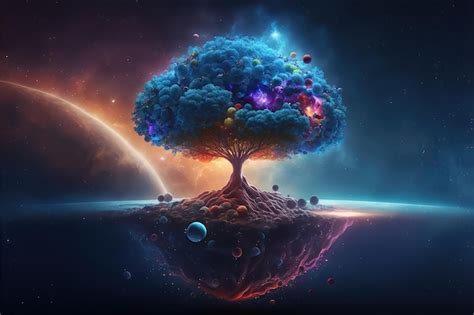 Space Galaxy Tree