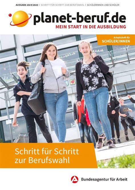 Pdf Schritt F R Schritt Zur Berufswahl Planet Beruf De