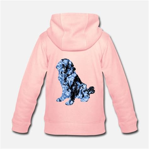 Neufundl Nder Hund Blau Kinder Premium Kapuzenjacke Spreadshirt