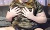 Chubby MILF In Camo Uses Dildo On Fat Pussy And Orgasms Amateur