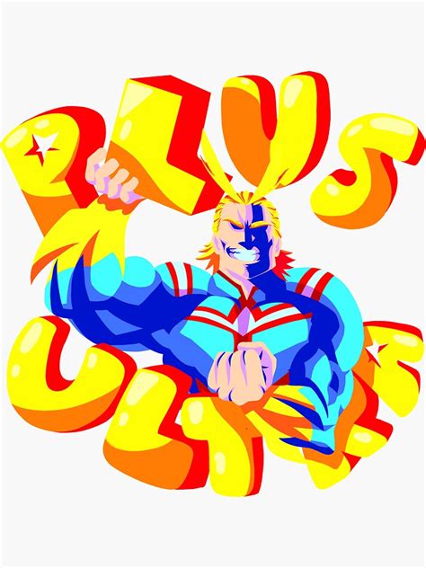 Plus Ultra B Sticker For Sale By Saniflash Redbubble