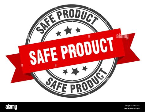 Safe Product Label Safe Productround Band Sign Safe Product Stamp Stock Vector Image And Art Alamy