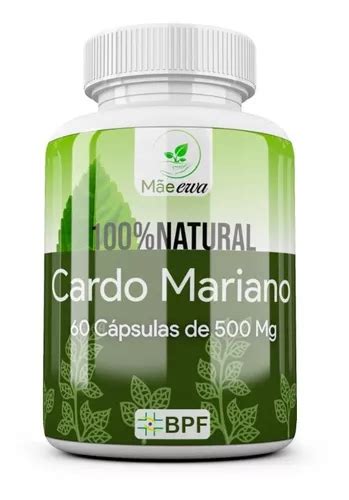 Cardo Mariano Puro Natural C Psulas Mg Pote Parcelamento