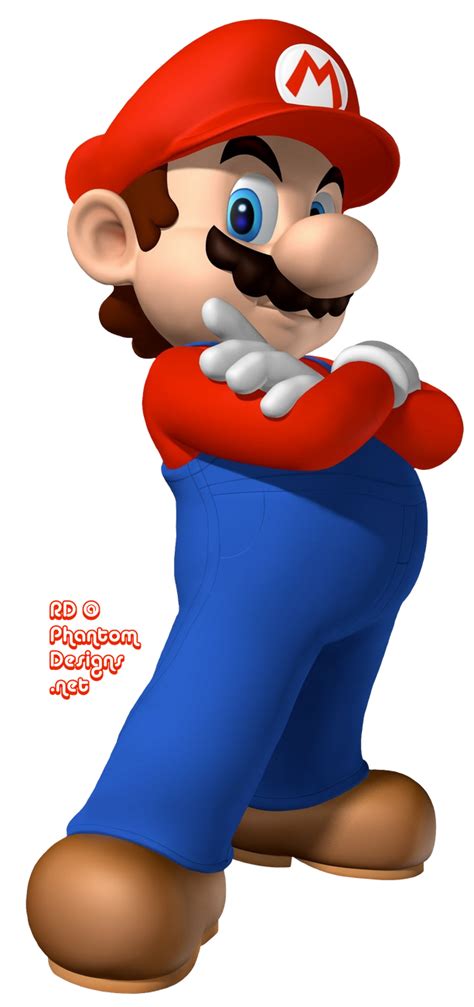 Mario Render By Retr0dud3 On Deviantart