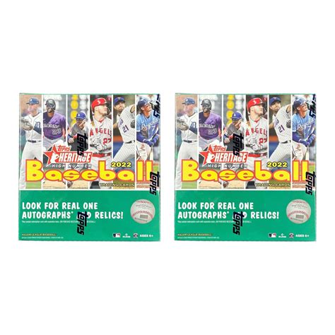 2022 Topps Heritage High Number Baseball Mega Box 2x Lot2022 Topps