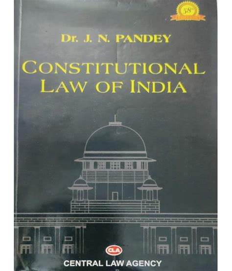 Buy Constitutional Law Of India 58th Edition 2021 By Dr Jnpandey