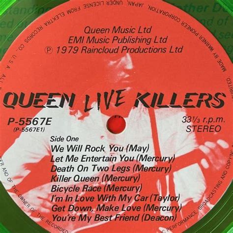 Yahoo オークション LP ROCK Queen Live Killers Elektra P 5567 8E