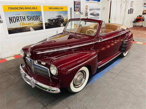 1942 Ford Deluxe Convertible Woriginal Flat Head V8 Engine