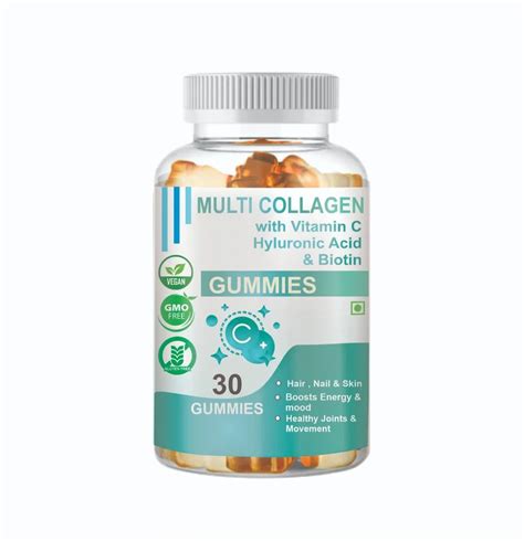 Multi Collagen Vitamin C Biotin Gummies At Rs 449bottle Health