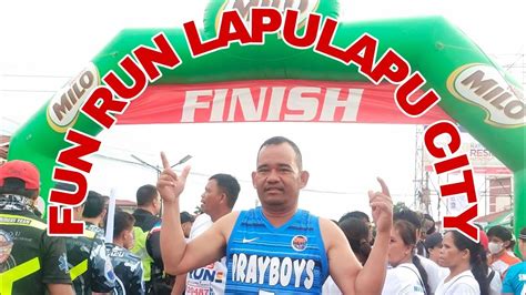 Fun Run Lapulapu City Cebu Youtube