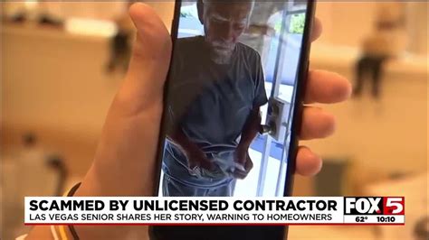 Las Vegas Woman Scammed Out Of 8000 By Unlicensed Contractor She Met