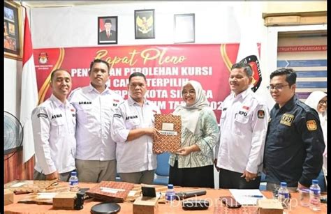 Rapat Pleno Penetapan Perolehan Kursi Dan Calon Terpilih Anggota Dprd