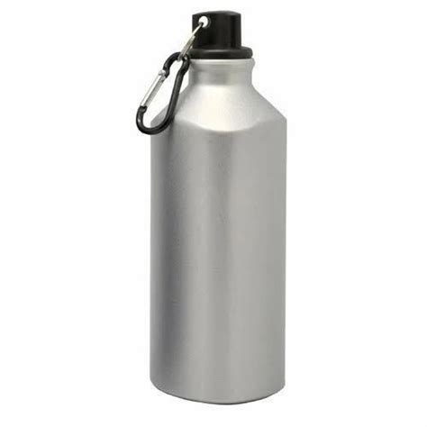 Aluminium White Productionwala Aluminum Water Bottle Capacity 500 650