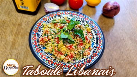 Taboul Libanais Au Boulgour Recette Facile Sans Cuisson Youtube