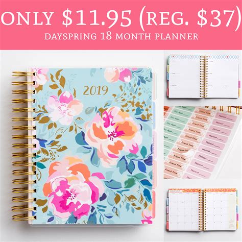 Only 11 95 Regular 37 Dayspring 18 Month Planner Deal Hunting Babe