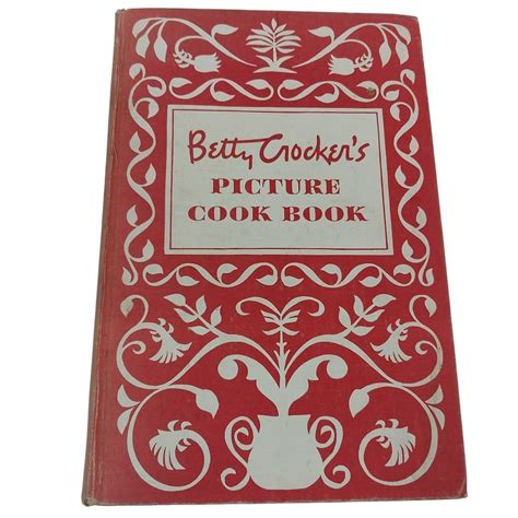 1950 Betty Crockers Picture Cookbook Vintage First Edition 1st