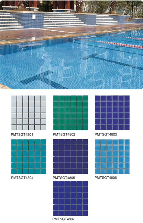 Modern Wholesale Cobalt Blue Ceramic Swimming Pool Flooring Tile