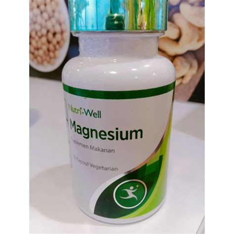 Jual Nutriwell Magnesium 30 Capsules Shopee Indonesia