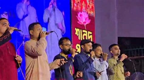 পূজা মণ্ডপে ‘ইসলামি সংগীত’: চট্টগ্রাম পূজা পরিষদের সভাপতি ও সম্পা