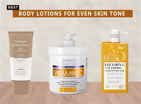 7 Best Body Lotions For Even Skin Tone In 2023