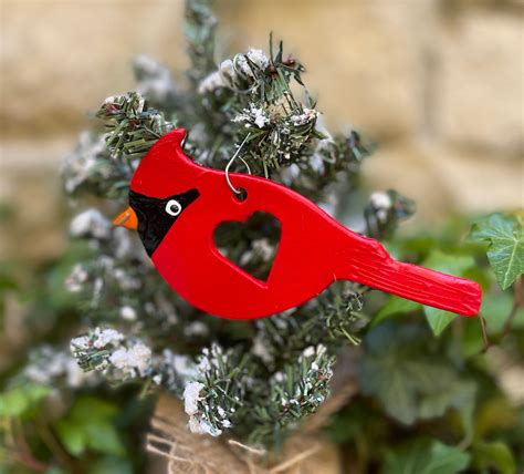 Cardinal Ornament Red Bird Christmas Ornament Memorial T Remembrance