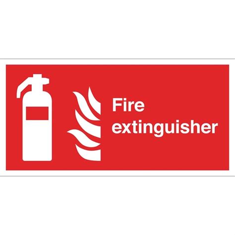 Fire Extinguisher Sign W226 Nisbets