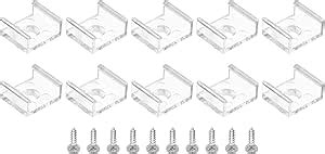 Patikil Led Strip Light Clips Pack Mounting Bracket Fixing Clips