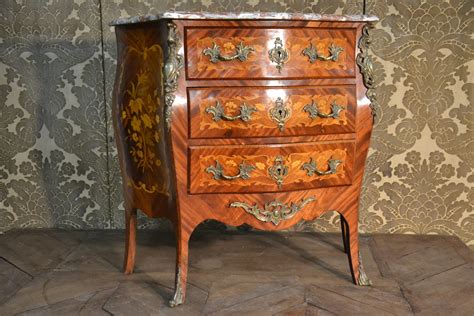 Commode De Style Louis Xv En Marqueterie Rennes Antiquit S