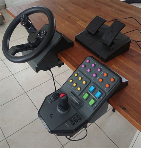 Volante Logitech G Saitek Farming Truck Simulator Simulador De Trator