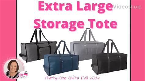 Extra Large Storage Tote Thirty One Gifts Fall 2022 Independent